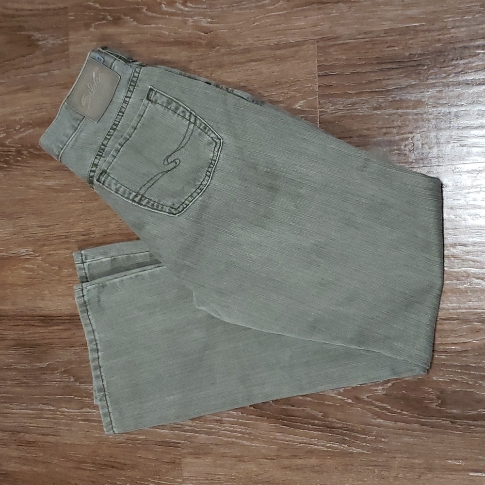 (29W) Silver Jeans Co. High Rise 100% Cotton Made in Canada Straight Leg Retro